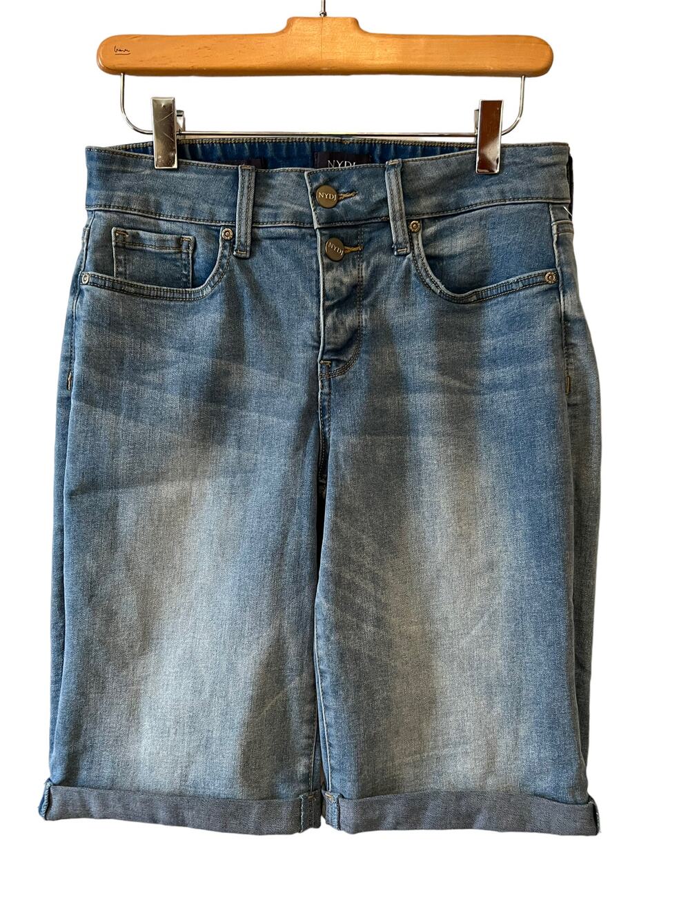 NYDJ Briella Bermuda Denim Jean Shorts 2
